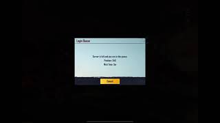 Server is full and you are in the queue 🥵 wait time 30 min |PUBG MOBILE|