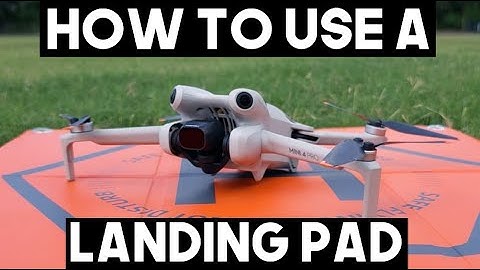 How to use a Drone Landing Pad