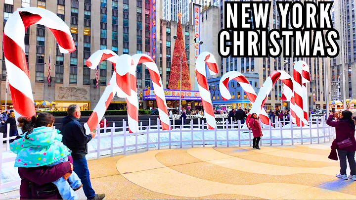 NYC 🎄 ULTRA-WEALTHY Christmas Displays ✨ Bergdorf Goodman Windows & Holiday Lights! 4K