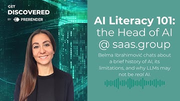 "People Forget That AI Existed Before ChatGPT" with Belma Ibrahimović, Head of AI at saas.group