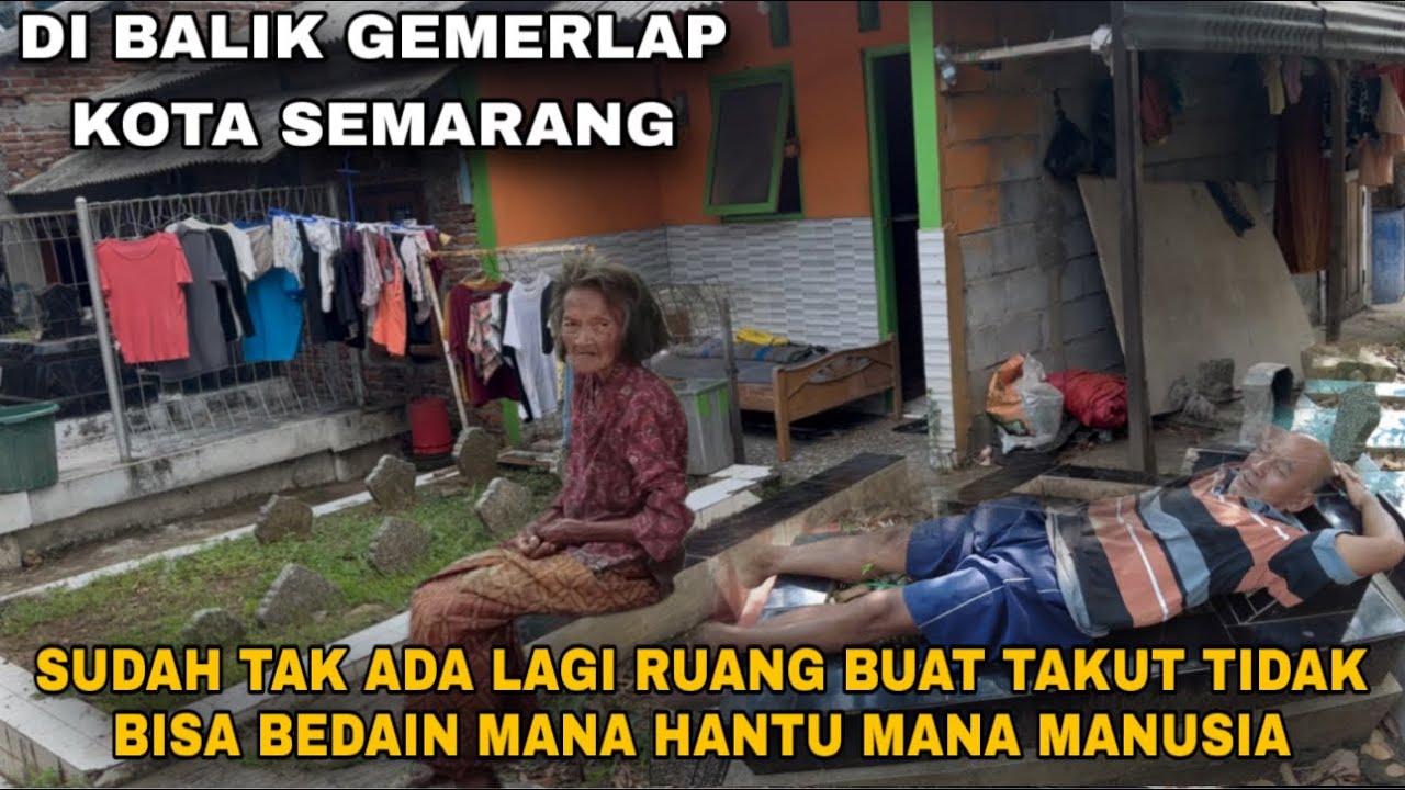 BENAR TERJADI! SUSAH BEDAIN MANA MANUSIA MANA HANTU MEREKA HIDUP DI KUBURAN-SEMARANG 