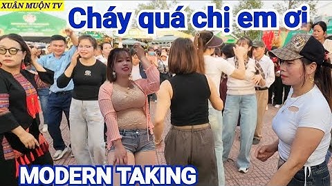 Gái xinh Nhảy MODERN TAKING lễ hội trái cây Bắc Ninh 2025