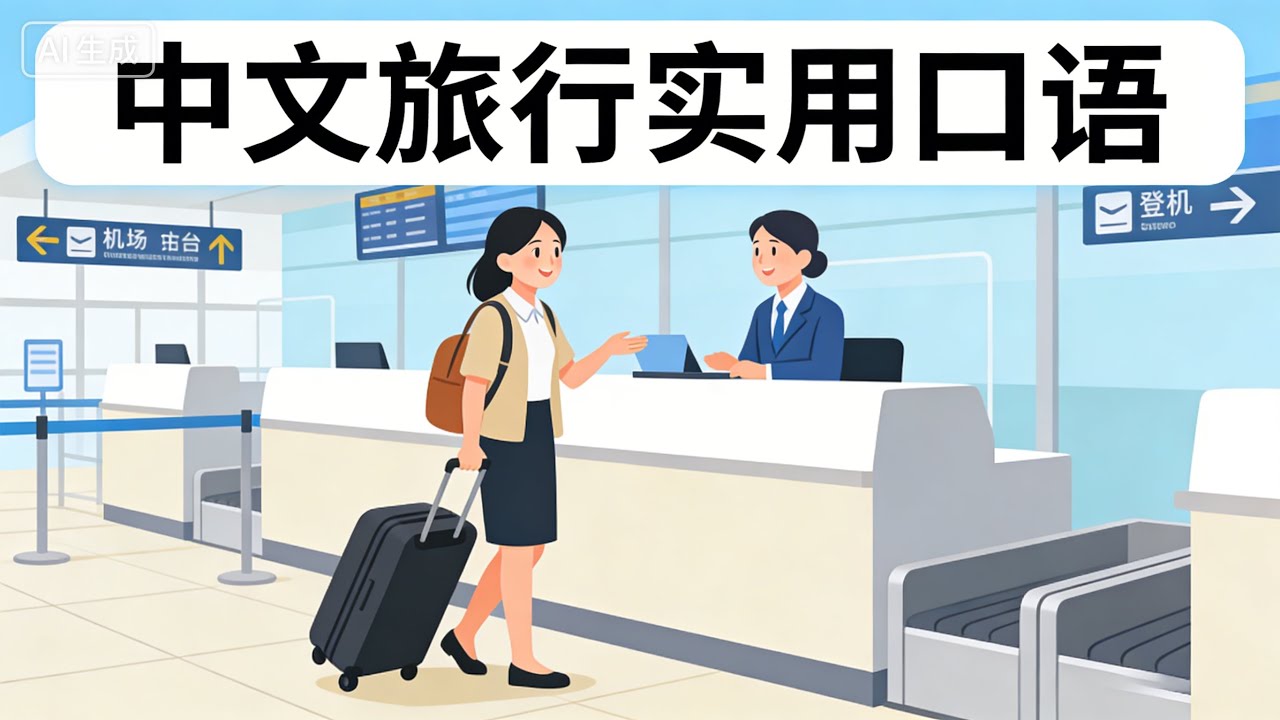 Going to China? Learn These 4 Airport Chinese Phrases ✈️