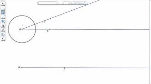 Copying a line segment and an angle with GSP