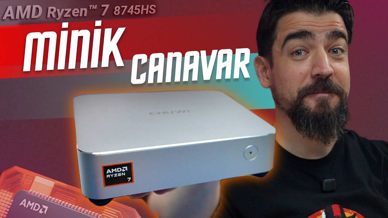 A Mini PC the size of a hand! Chuwi AuBox AMD Ryzen 7 8745HS