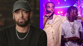 Eminem Matches Drake & Travis Scott’s Massive Spotify Achievements Update