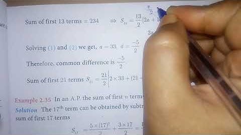 10th Maths | Chapter 2 | Example Sum 2.33 & 2.34 |