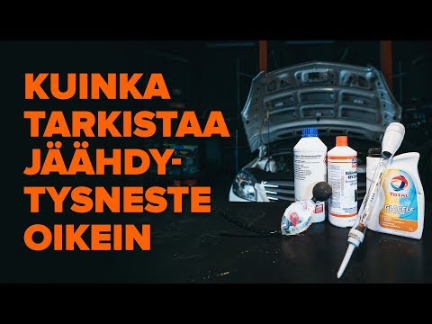 Video: Kuinka puhdistat roiskuneen ajotien jäähdytysnesteen?