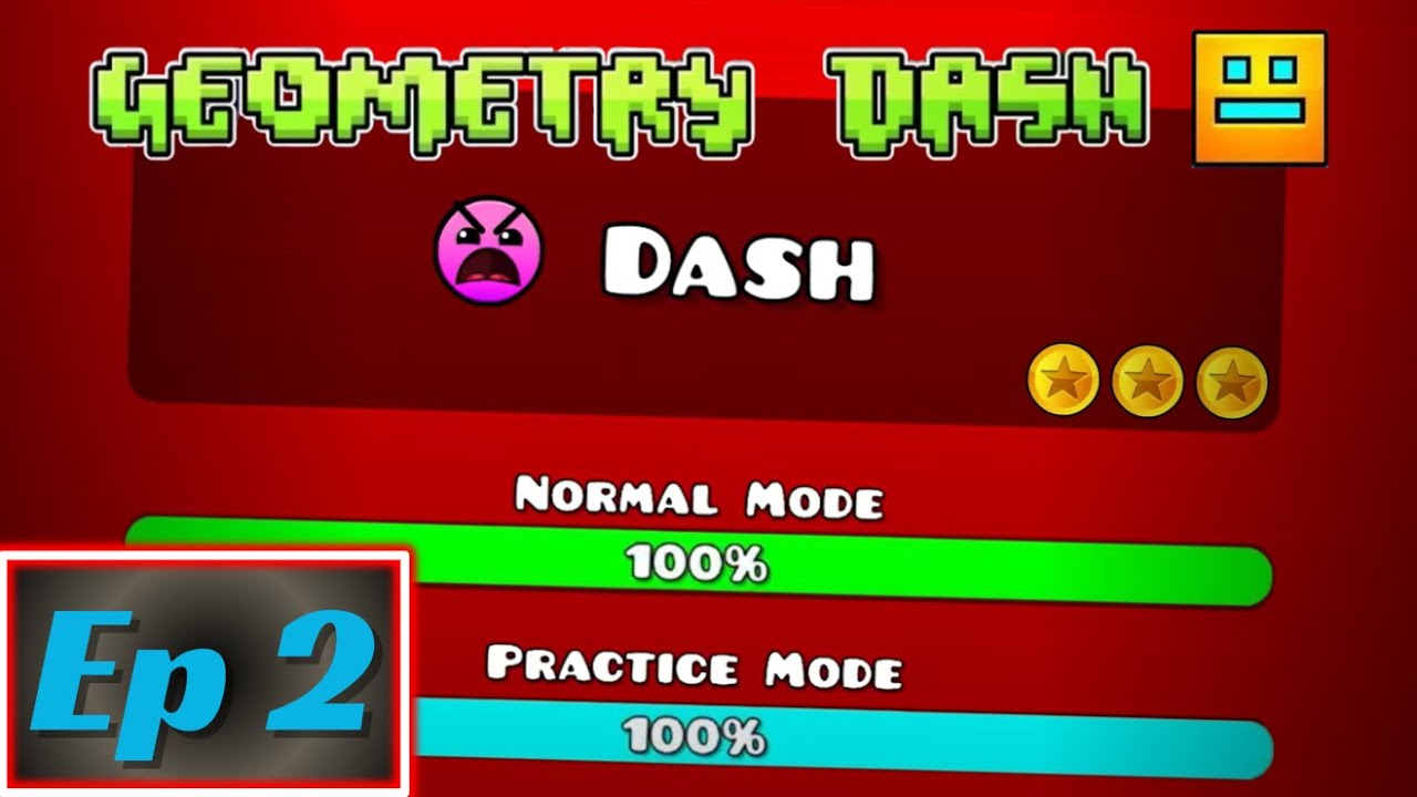 Dash (Geometry Dash) COMPLETO 100% - YouTube