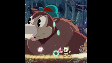 Speedrunning the 3rd and 4th phase of the BOOTLEGGER BOOGIE with Ms. Chalice #cuphead #shorts