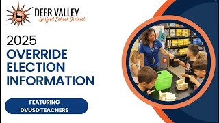 DVUSD Override Information From DVUSD Teachers