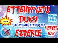 Ettehiyyatü Duası ezberle Herkes için - Ettahiyyatü lillahi  ezberle