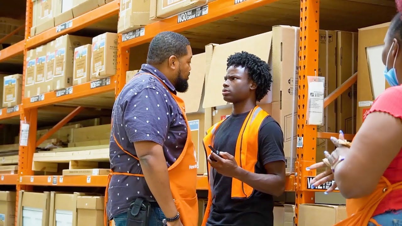 Home Depot Manager Squares Up to Kanel Joseph YouTube