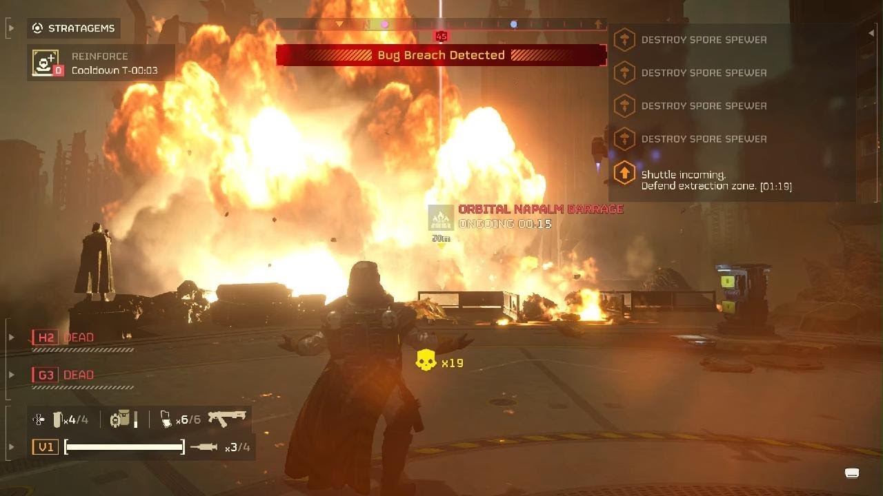 HD2_High Kill Terminid LvL10 Dive