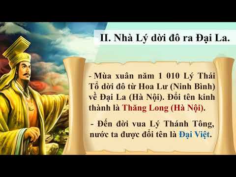 Video Lịch sử 4 - Nhà Lý dời đô ra Thăng Long - youtube