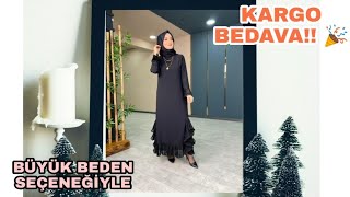 Tesettür Elbise Modelleri - Tesettür Giyim Rusemoda