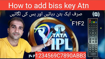 How ato add biss key Atn on Yahsat52e