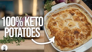 Keto &quot;Potatoes Gratin&quot; - Turnips Gratin!