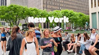 [4K]🇺🇸NYC Summer Walk🗽Radio City, Times Square & Madison Square Park in Manhattan | June 2022