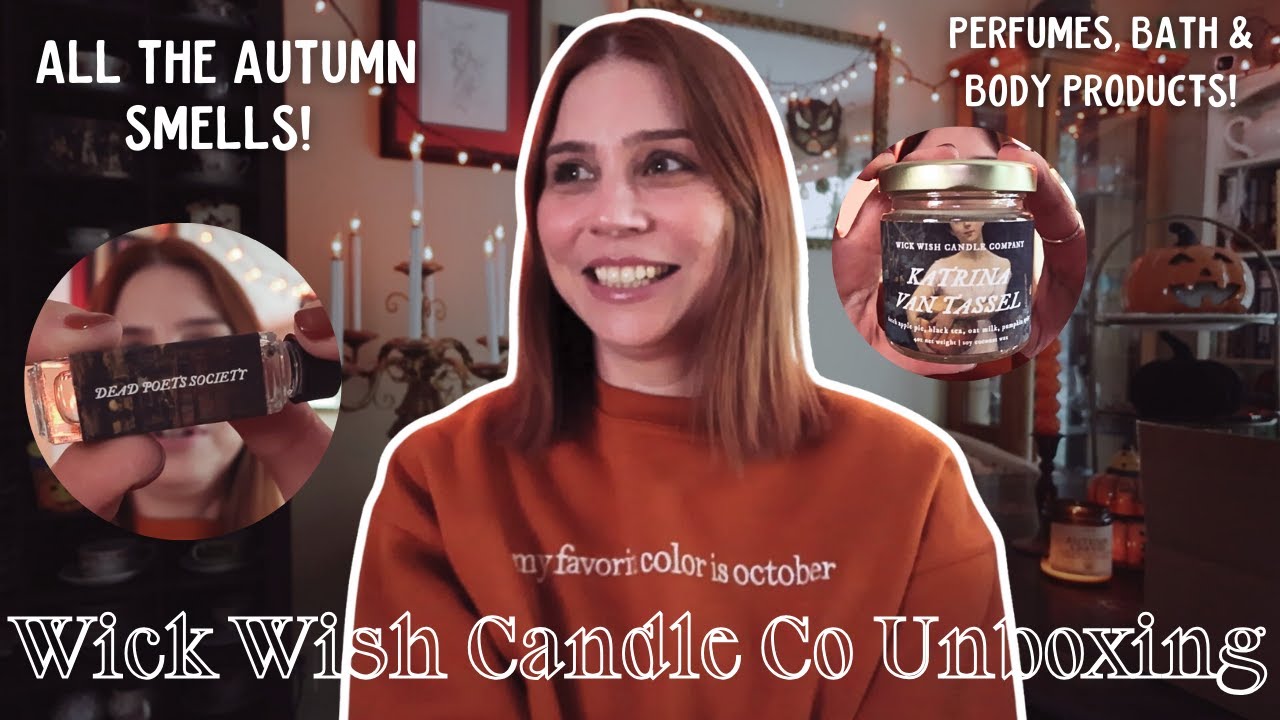 All The Autumn Smells! | Wick Wish Candle Co Unboxing: candles, perfumes, lotions, and more!