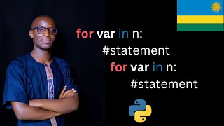 Mastering Nested For Loops in Python | Advanced Looping Techniques | explained in Kinyarwanda 23