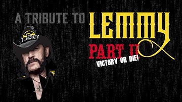 A Tribute To Lemmy - 28 December - MEZZ Breda