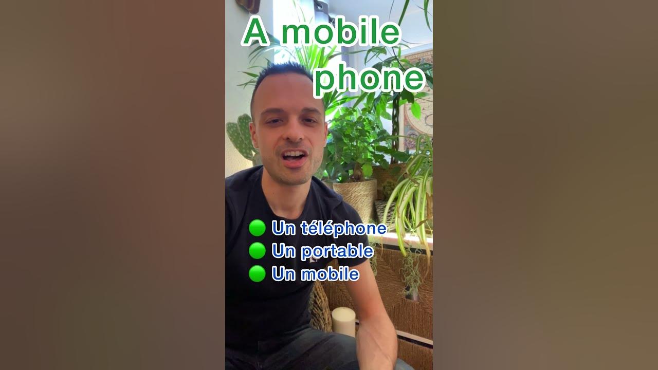 5 ways to say “mobile phone” in French 🇫🇷 YouTube
