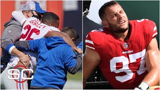 Reaction to Saquon Barkley, Nick Bosa and other NFL injuries in Week 2 | SportsCenter