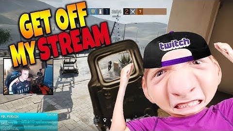 TrashTalker ACCUSED Me Of STREAM SNIPING During 1v1! - Rainbow Six Siege