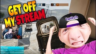 TrashTalker ACCUSED Me Of STREAM SNIPING During 1v1! - Rainbow Six Siege