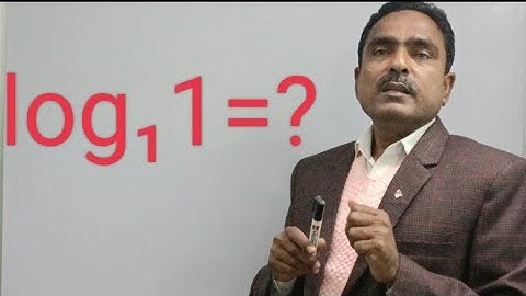 आधार 1पर लघुगड़क 1का मान क्या होगा?/What is the value of log₁1?