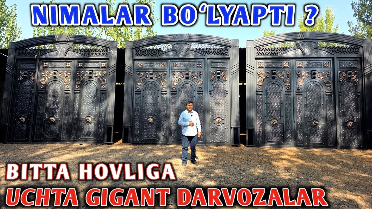 NAMANGAN TEMIR DARVOZA NARXLARI 2025 BITTA UYGA 3 TA KATTA DARVOZA BUNAQASI BOʻLMAGAN.