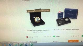 Definitive UK Britannia Proof sold out at the Royal British Mint (silver unboxing stacking)