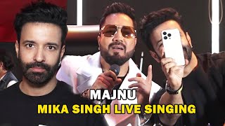 Mika Singh- Majnu Live Singing Aditi Vats, Aamir Ali And Sharib Toshi At Song Launch Of Majnu