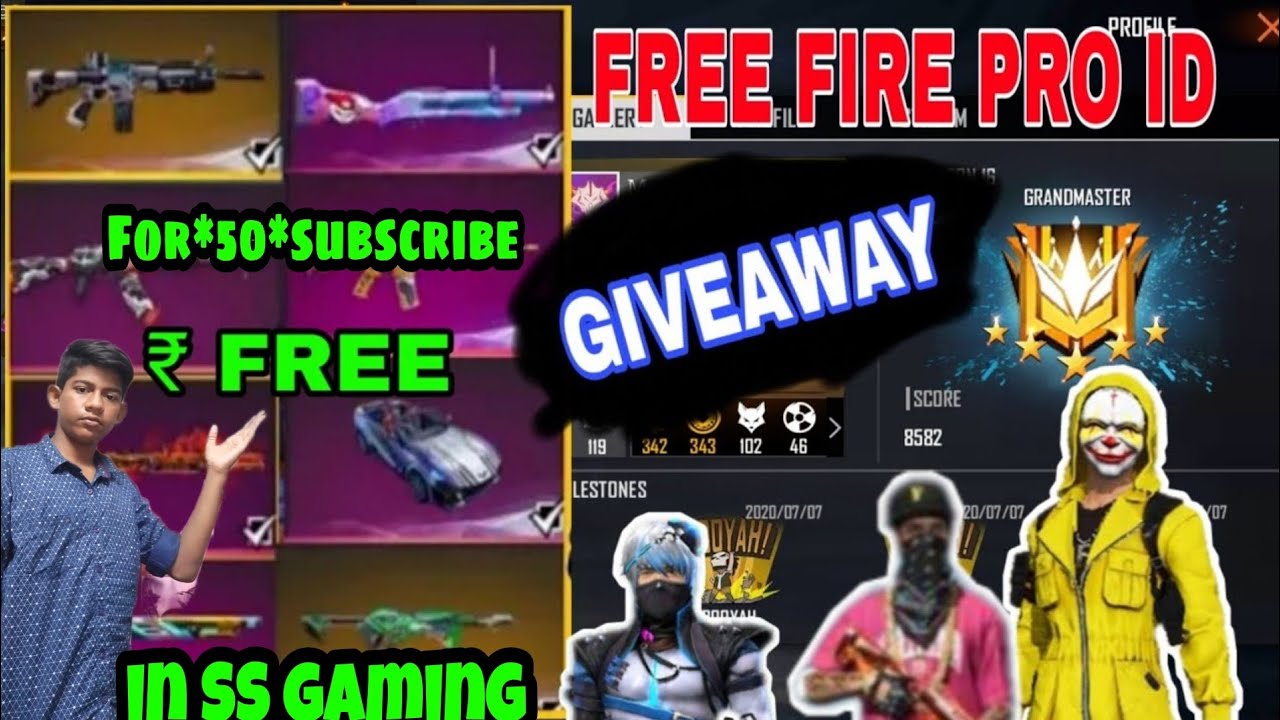 5 pro player id giveaway in sangata sayal 🎮gamer 🎮 - YouTube