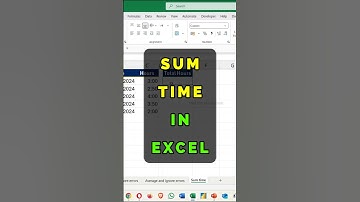 How to Sum Time in Excel