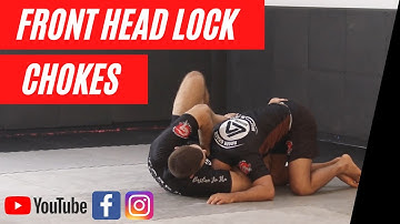 ATTACKING THE FRONT HEAD LOCK - ARM IN GUILLOTINE - GUILLOTINE - TURTLE - CHOKE - SUBMISSION