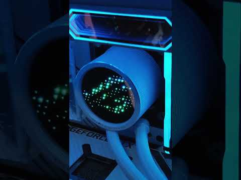 White Gaming Pc Short Edit i7 13700K RTX 3080 64GB RAM Z790 #edit #editing #pcbuild