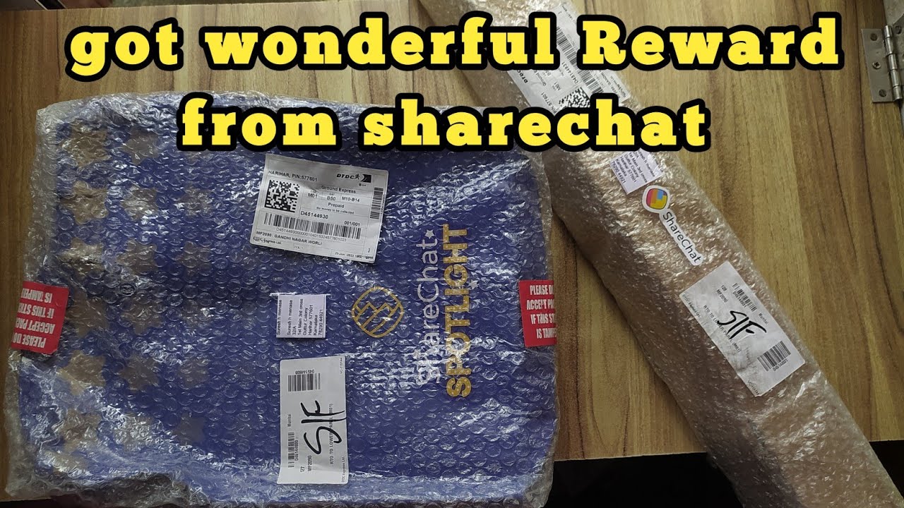 Got wonderful Reward from sharechat Spotlight