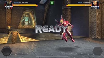 Killmonger True Strike w/no synergy vs. Iron Man Infinity War
