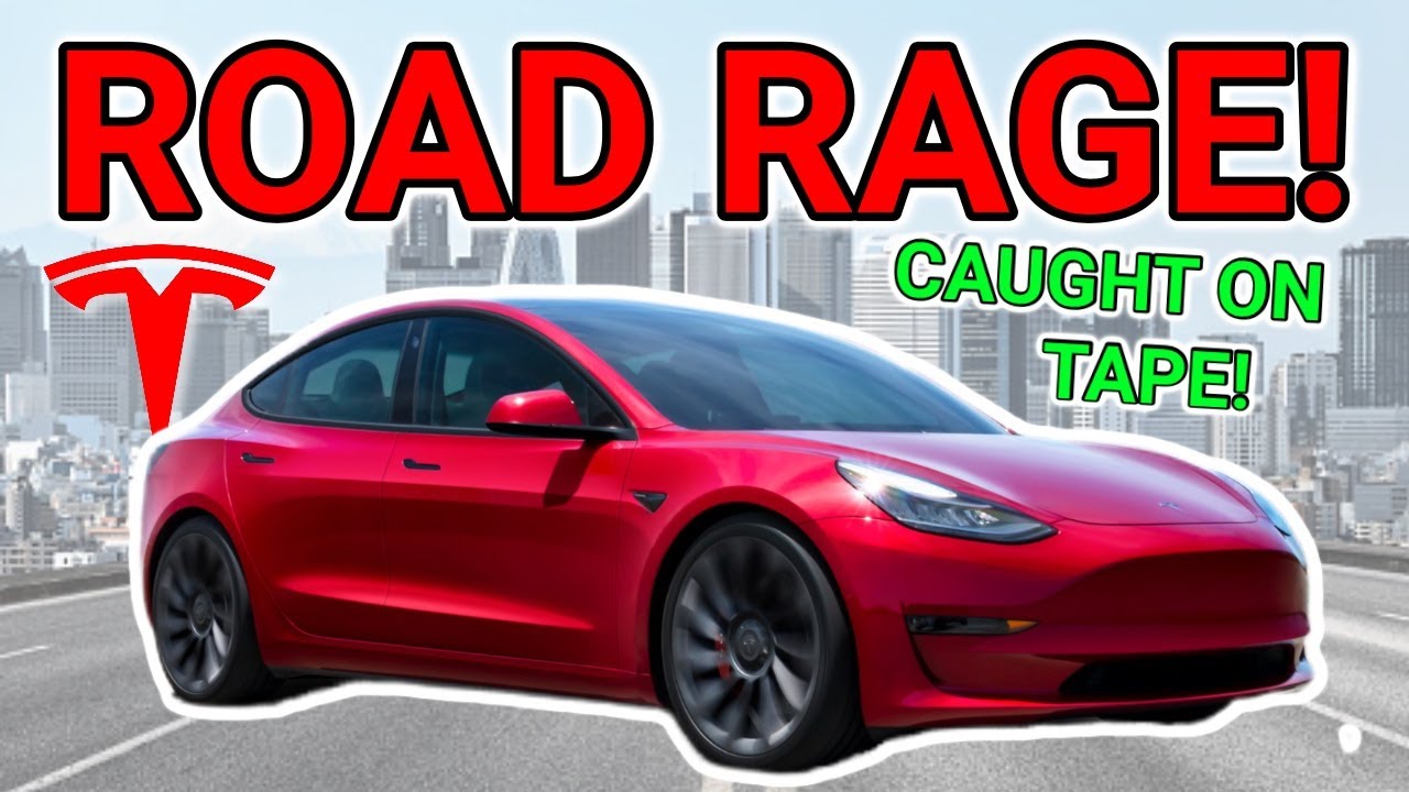 Tesla ROAD RAGE Caught On Tape! (REAL Dash Cam Footage!) - YouTube
