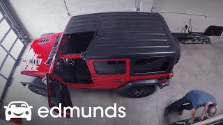 How to Remove the Hardtop and Install a Soft Top | 2018 Jeep Wrangler JL