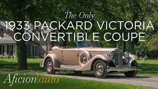 Aficion|auto – The Only 1933 Packard Victoria Convertible Coupe