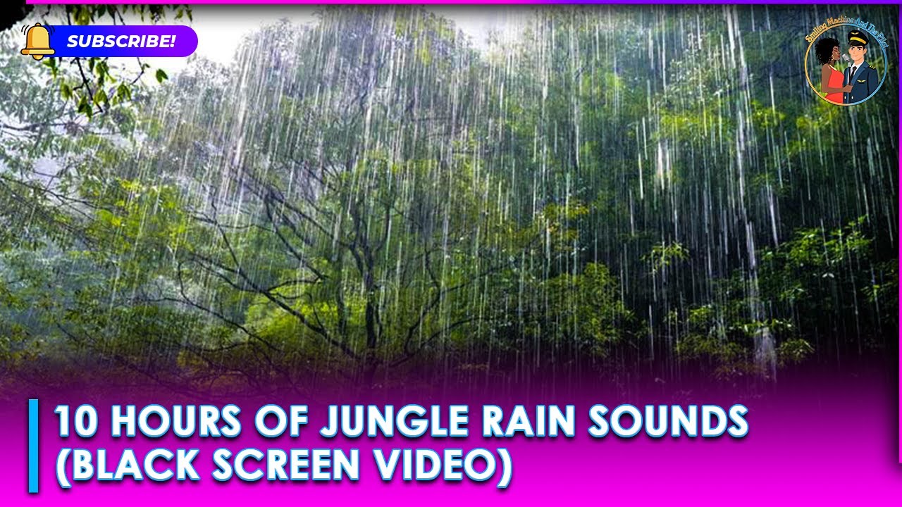 Enjoy 10 Hours Of Uninterrupted Sleep With Heavy Jungle Rain Sounds