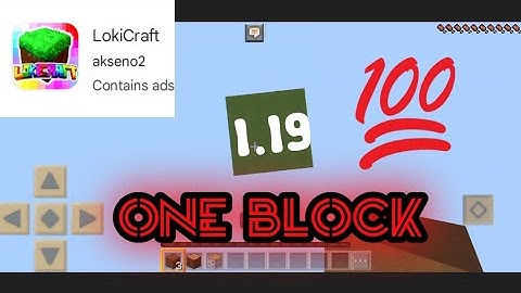 How to Download one Block Mod for Lokicraft 100%