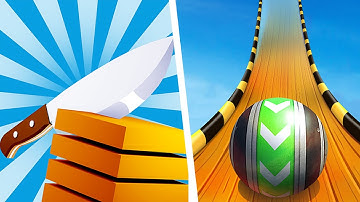 Sky Rolling Ball 3D Vs Slice it all All Levels NEW UPDATE Gameplay Android, iOS #90