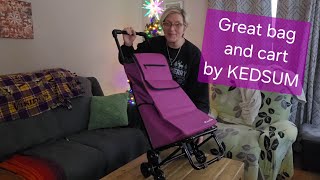 KEDSUM Stair Climber Cart Review | Folding Grocery Cart with Waterproof Bag