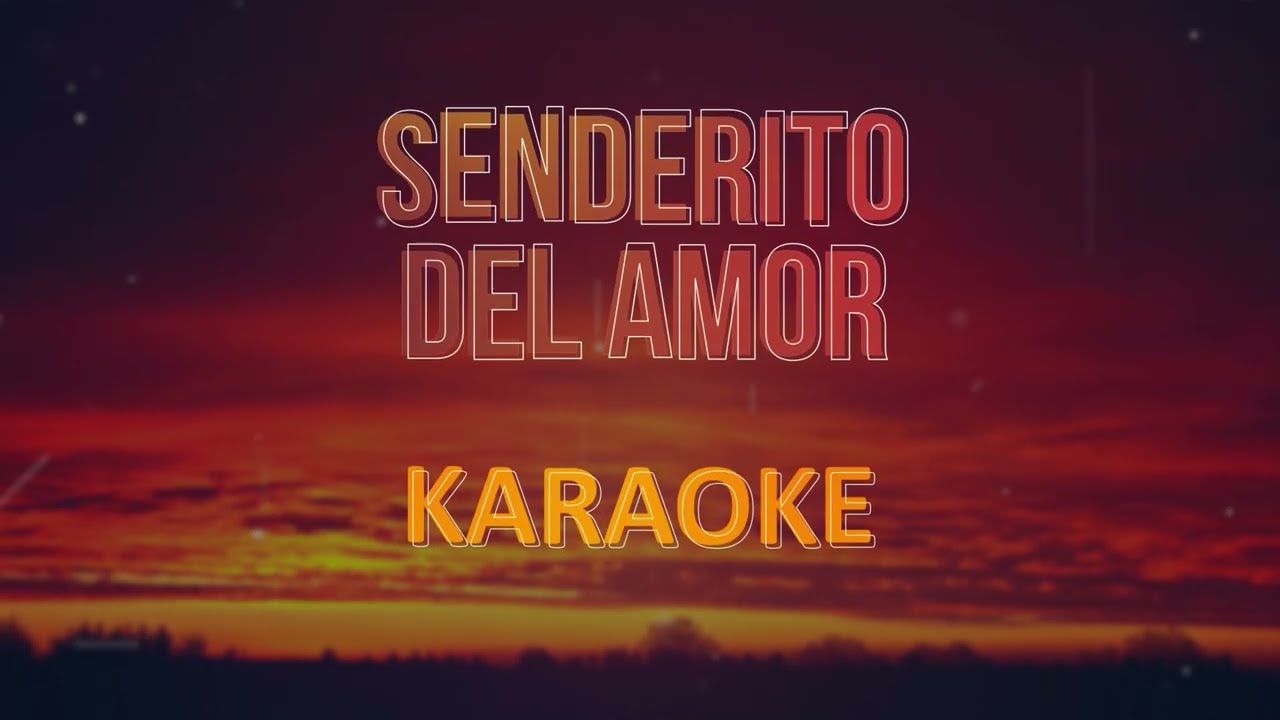 Lisandro Meza, Senderito del amor - Karaoke (Pista Musical)