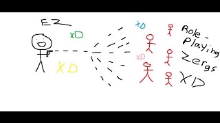 Rust - PVP - Fighting shitty zergs xd