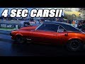 4 SEC DRAG CARS THAT ALL MEAN BUSINESS!! TURBO, BLOWER AND NITROUS CARS GALORE!
